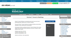 Desktop Screenshot of edoriumjournalofradiology.com